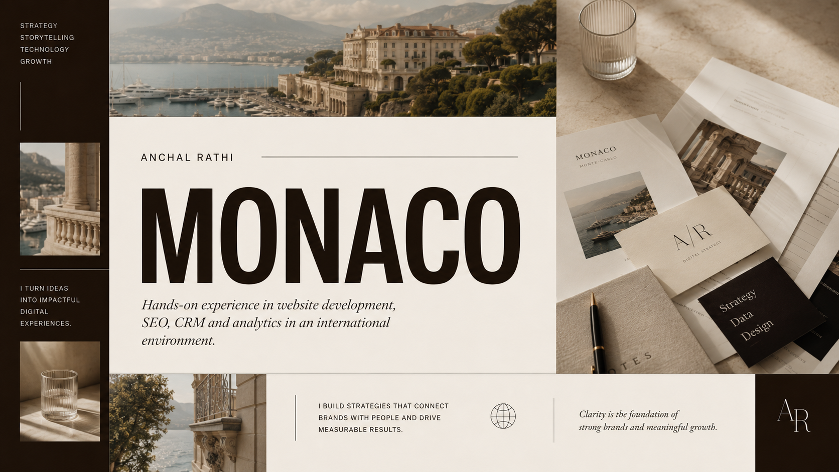 Monaco — website development, SEO, CRM and analytics